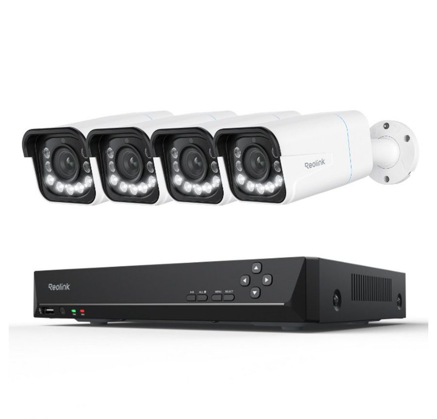 Reolink Überwachungskamera RLK8-811B4-A 8MP PoE (Innenbereich, Außenbereich, 5X optischem Zoom,Spotlights,24/7 Aufnahme,Personen &Fahrzeugerkennung) von Reolink