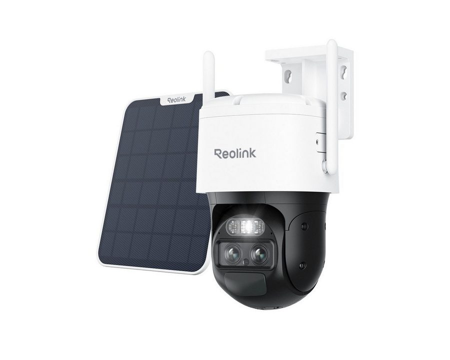 Reolink Überwachungskamera Trackmix LTE Dual-Objektiv (Außenbereich, Akkukamera 4G LTE, 4K 8MP, Auto-Zoom-Tracking, Pan&Tilt, Intelligente Erkennung) von Reolink