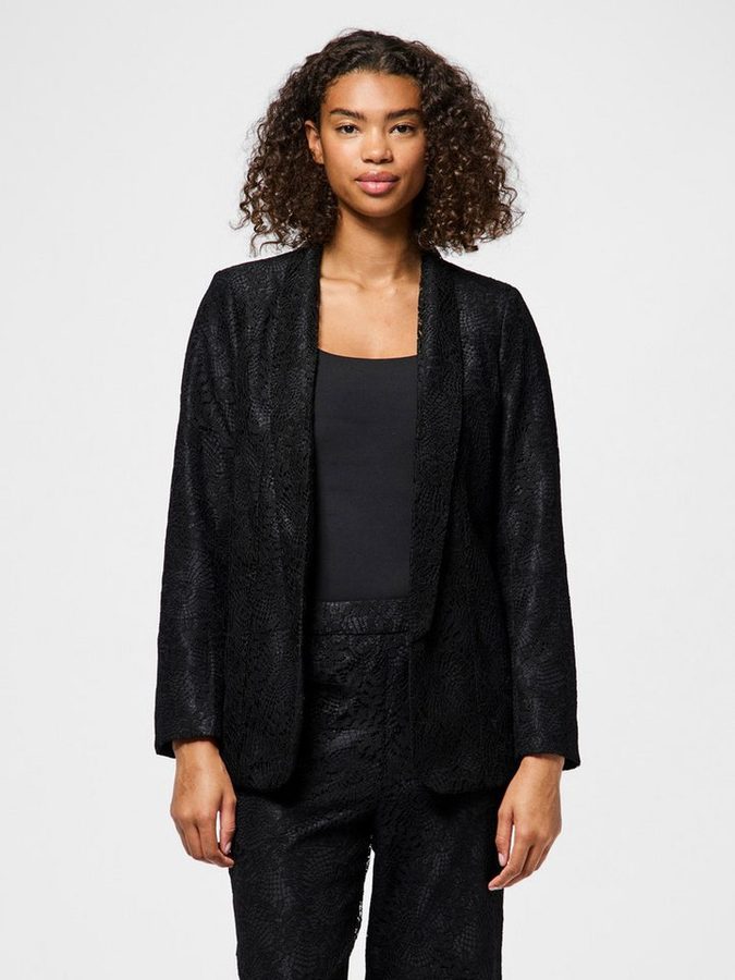 pieces Longblazer PCBOSULLA LACE BLAZER aus Spitze von Pieces