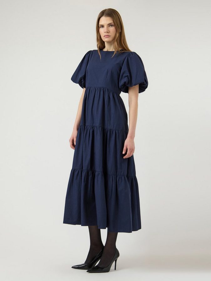 Y.A.S Midikleid YASCOLEA SS ANKLE DRESS S. NOOS Sommerkleid, Baumwolle, knöchellang von Y.A.S