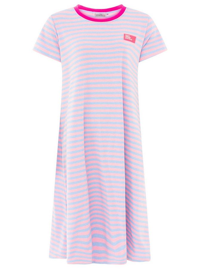Zwillingsherz Sweatkleid Neon Streifen von zwillingsherz