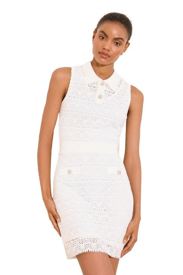 LIPSY Midikleid Lipsy ärmelloses Polo-Midikleid, Regular (1-tlg) von Lipsy