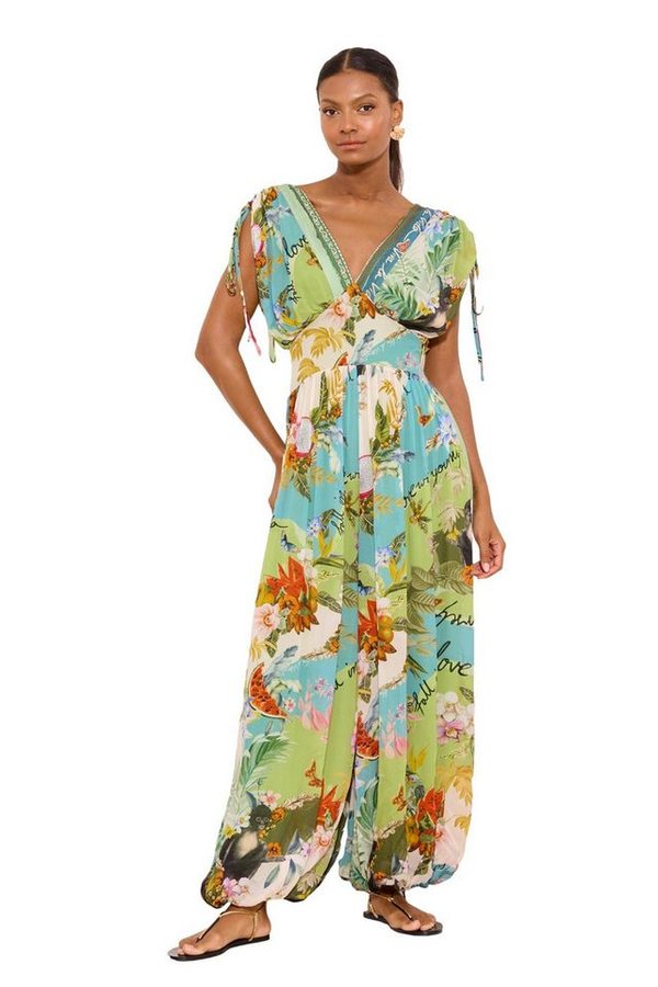 LIPSY Jumpsuit Lipsy Jumpsuit mit Tropenprint, Balloon, Regular (1-tlg) von Lipsy