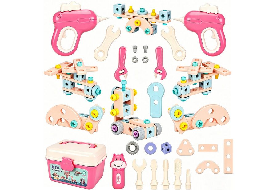 Luckice Lernspielzeug magnetische Bausteine, Lern- & Steckspiel, Kreativspielzeug für Kinder (Holzbausteine stellen ein wunderbares Lernspielzeug dar. Dieses kreative Spielzeug eignet sich perfekt für kleine Kinder, dient als ideales Spielmaterial für den Kindergarten und regt auf spielerische Weise die Vorstellungskraft sowie die handwerklichen Fähigkeiten der Kleinen an., 160-St., für Jungen ab 3 Jahre Geburtstagsgeschenk Geschenkidee), Fördert Feinmotorik & Kreativität, Montessori Konstruktionsspielzeug von Luckice