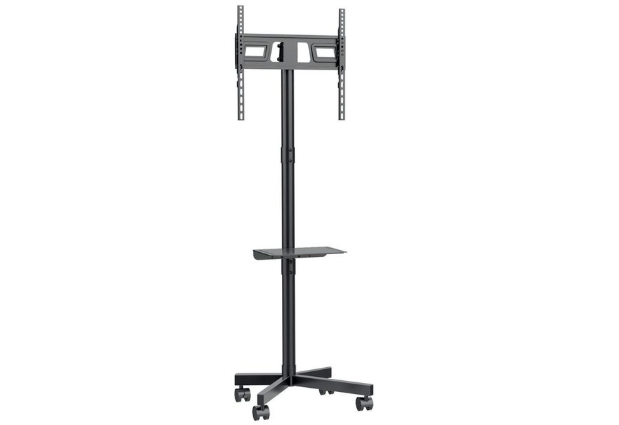 Maclean TV-Ständer MC-949 Mobiler TV Ständer mit Rollen für 32–55 Zoll Fernseher, (bis 55,00 Zoll, 1-tlg., Höhenverstellbarer TV Standfuß, VESA bis 400x400) von Maclean