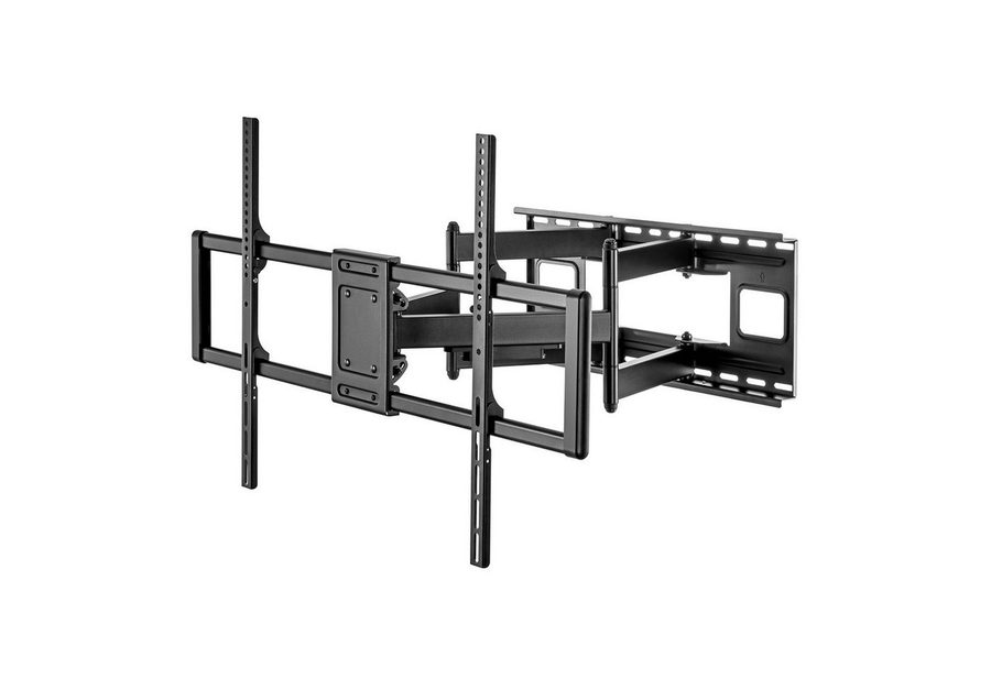 Maclean TV-Wandhalterung MC-482 für Fernseher 60–120 Zoll bis 120 kg, (bis 120,00 Zoll, 1-tlg., schwenkbar & neigbar – Universal Halterung XXL) von Maclean