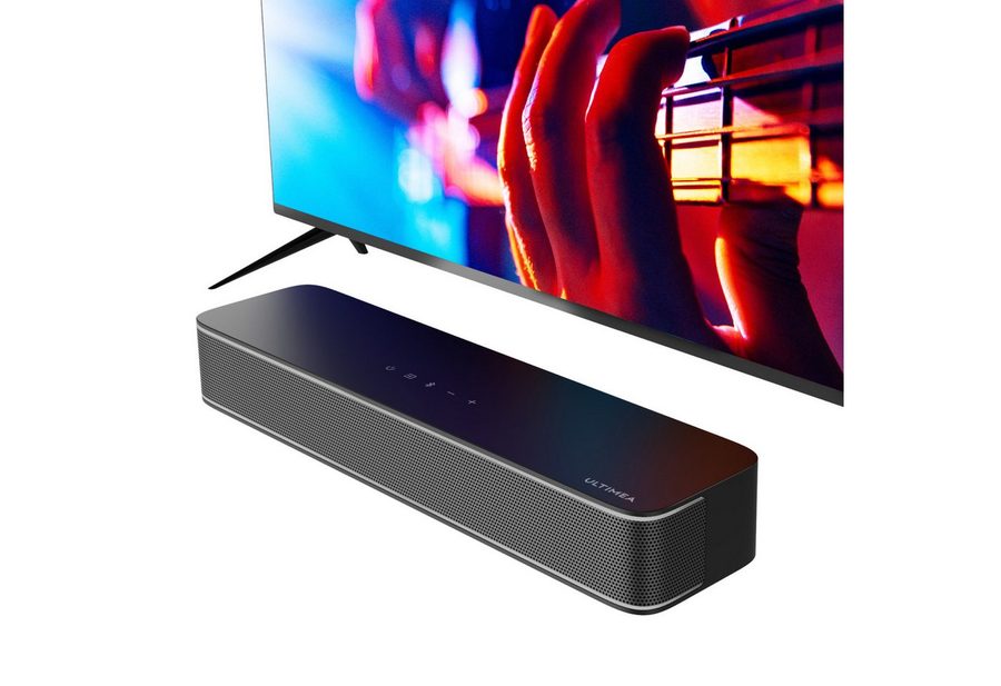 Ultimea Poseidon M20 2.1 Soundsystem (Bluetooth 5.4, 120 W, Soundbar für TV mit integriertem Subwoofer, APP-Steuerung) von Ultimea