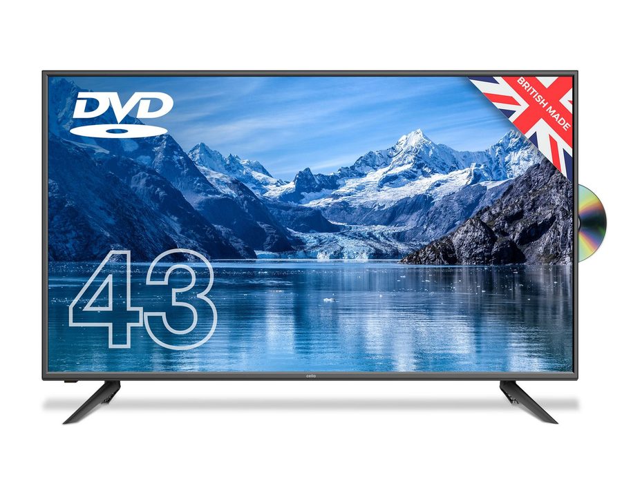 Cello C4320F LED-Fernseher (109 cm/43 Zoll, Full-HD, Integrierter DVD‑Player, Triple‑Tuner) von Cello