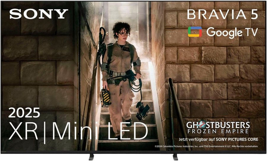 Sony K-65XR5 65“ BRAVIA 5 Mini-LED-Fernseher (164 cm/65 Zoll, 4K Ultra HD, Android TV, Smart-TV, Google TV, AI XR-Proz., Multi-Audio, Dolby Vision/Atmos, IMAX, Google/Apple Cast) von Sony