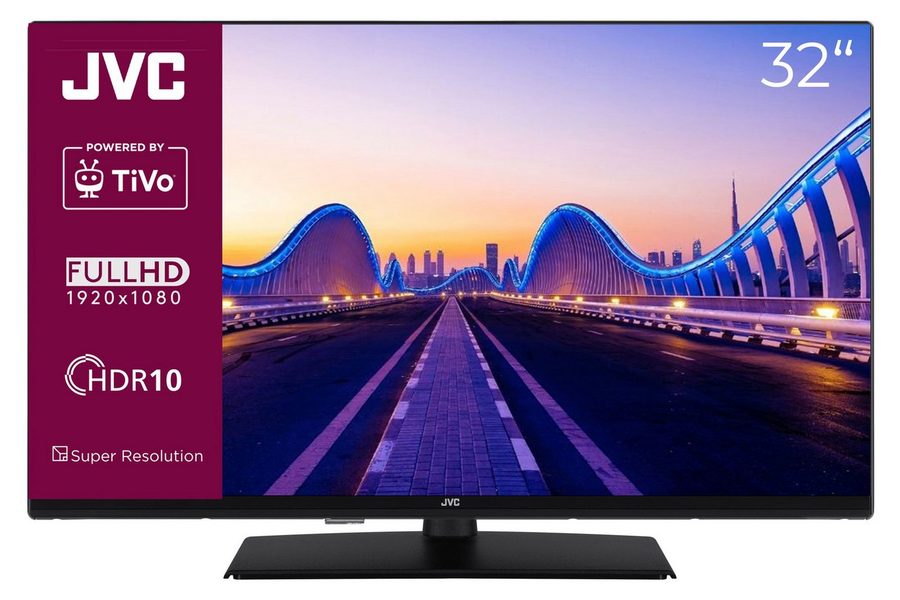 JVC LT-32VF5355 LCD-LED Fernseher (80 cm/32 Zoll, Full HD, Smart TV powered by TiVo, Smart TV powered by TiVo, HDR, Triple-Tuner, 6 Monate HD+ inkl) von JVC