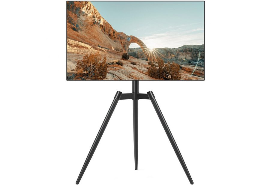 Rfiver TV-Ständer für 32-65 Zoll Fernseher (max. 35 kg), VESA 100x100 bis 400x400 mm, (bis 65 Zoll, 1-tlg., Dreibeinstativ mit 100° Schwenkwinkel & Höhenverstellung) von Rfiver