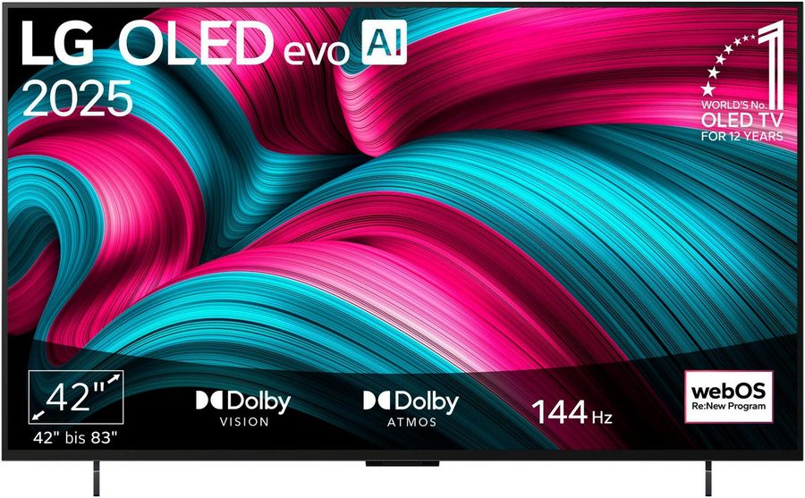 LG OLED42C5ELB OLED-Fernseher (106 cm/42 Zoll, 4K Ultra HD, Smart-TV) von LG