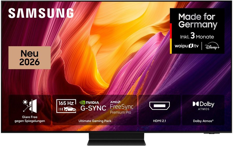Samsung GQ65S95HFT OLED-Fernseher (163 cm/65 Zoll, 4K Ultra HD, Smart-TV, Antireflexion mit Glare Free, HDR pro, Ultimate Gaming Pack mit 165Hz) von Samsung