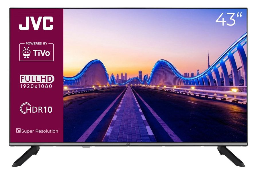 JVC LT-43VF7555 LCD-LED Fernseher (108 cm/43 Zoll, Full HD, Smart TV powered by TiVo, TiVo Smart TV, HDR, Triple-Tuner) von JVC