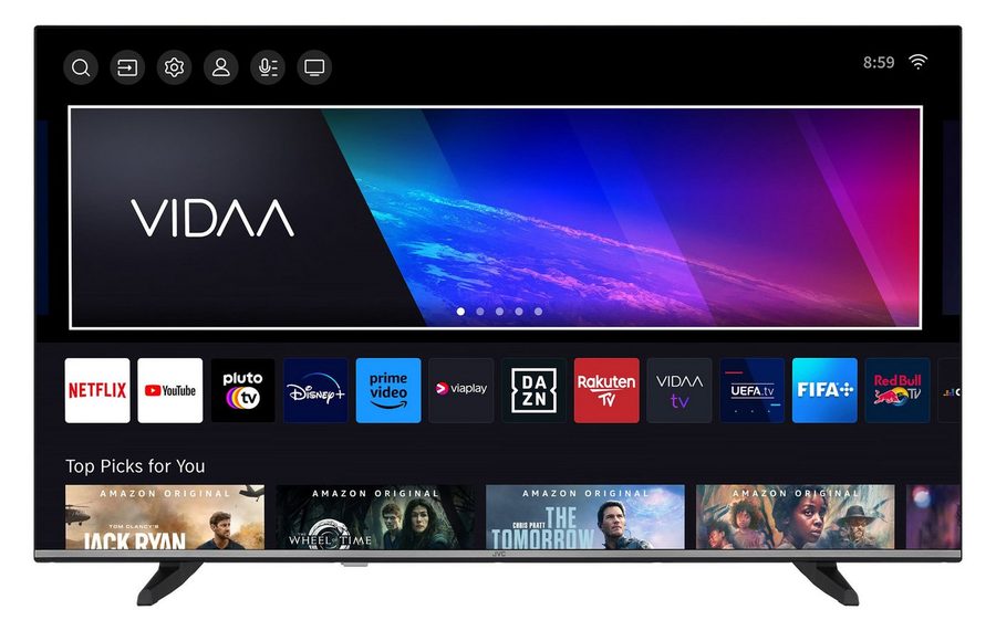 JVC LT-50VD3555 LCD-LED Fernseher (126 cm/50 Zoll, 4K Ultra HD, VIDAA Smart TV, VIDAA Smart TV, HDR, Triple-Tuner) von JVC