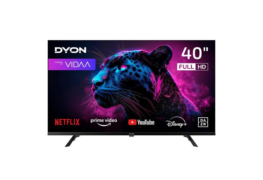 Dyon Movie Smart 40 VX-2 LED-Fernseher (100 cm/40 Zoll, Full HD, Smart-TV, 40" Full HD Smart-TV mit Tuner, CI+, LAN/WiFi, Portal, Hotelmodus) von Dyon