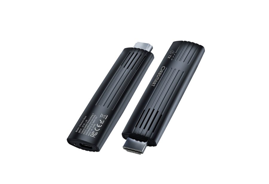 Orbsmart Nano Wireless HDMI Sender & Empfänger Set für TV, Beamer, PC & Laptop HDMI-Adapter HDMI zu HDMI, Transmitter, 1080p Full HD, 30m Reichweite, Plug & Play von Orbsmart