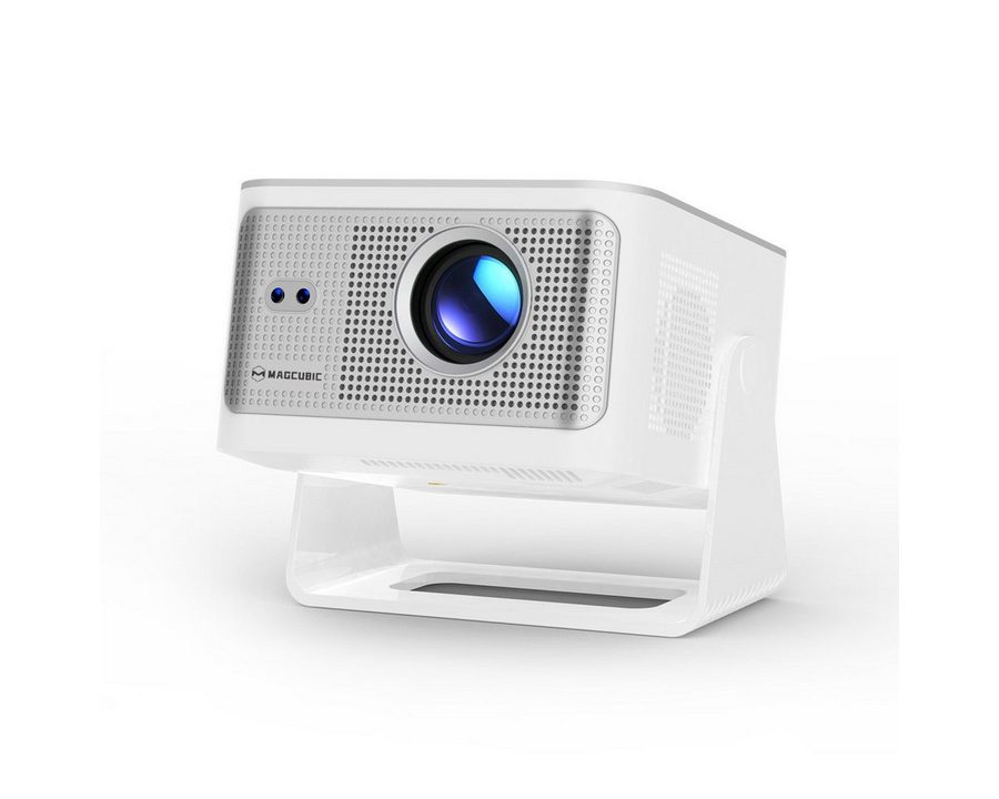 Magcubic Tragbarer Mini Projektor Beamer Hy350 Max 4K Android 14 Wifi6 BT 5.4 Portabler Projektor (600 lm, ‎7680 x 4320 px, Autofokus 6D Auto-Trapezkorrektur, 12W Lautsprecher, 180° Dreh Smart) von Magcubic