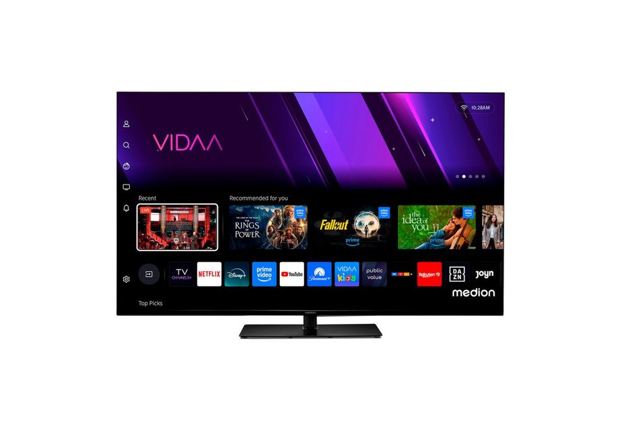 Medion® MD855300 LCD-LED Fernseher (138.8 cm/55 Zoll, 4K Ultra HD, Smart TV, VIDAA TV, Dolby Vision, Dolby Atmos, Netflix, HBO Max, Prime Video, Disney+, WOW) von Medion®
