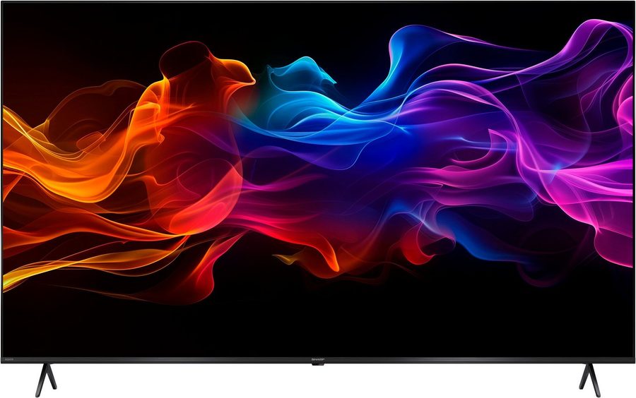 Sharp 4T-C65HPx QLED-Fernseher (164 cm/65 Zoll, 4K Ultra HD, Smart-TV, Google TV) von Sharp