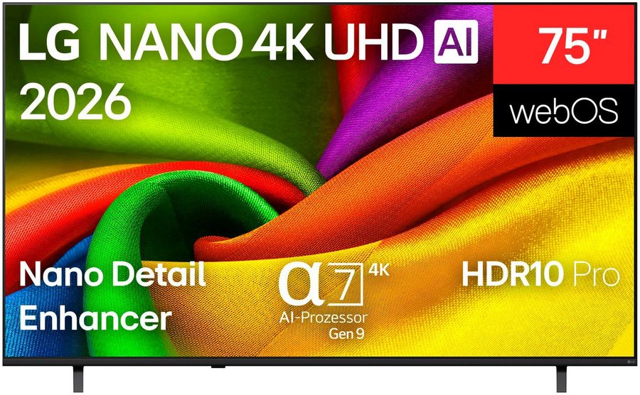 LG 75NU850B6LA DLED-Fernseher (189 cm/75 Zoll, 4K Ultra HD, Smart-TV) von LG