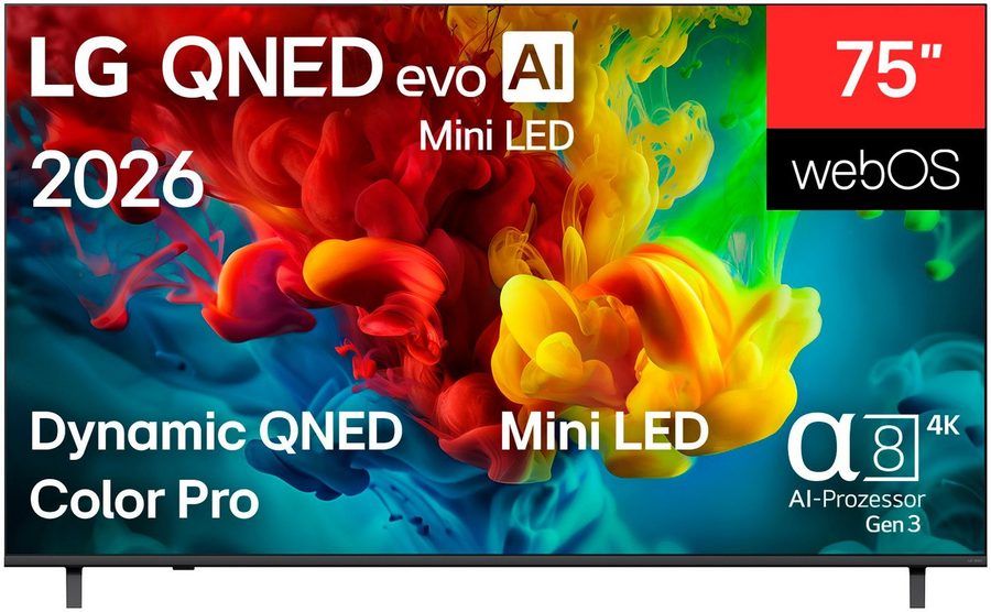 LG 75QNED82B6A QNED-Fernseher (189 cm/75 Zoll, 4K Ultra HD, Smart-TV) von LG