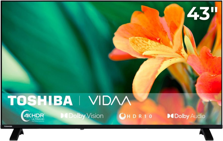 Toshiba 43UV1563DDW LED-Fernseher (108 cm/43 Zoll, 4K Ultra HD, Smart-TV) von Toshiba