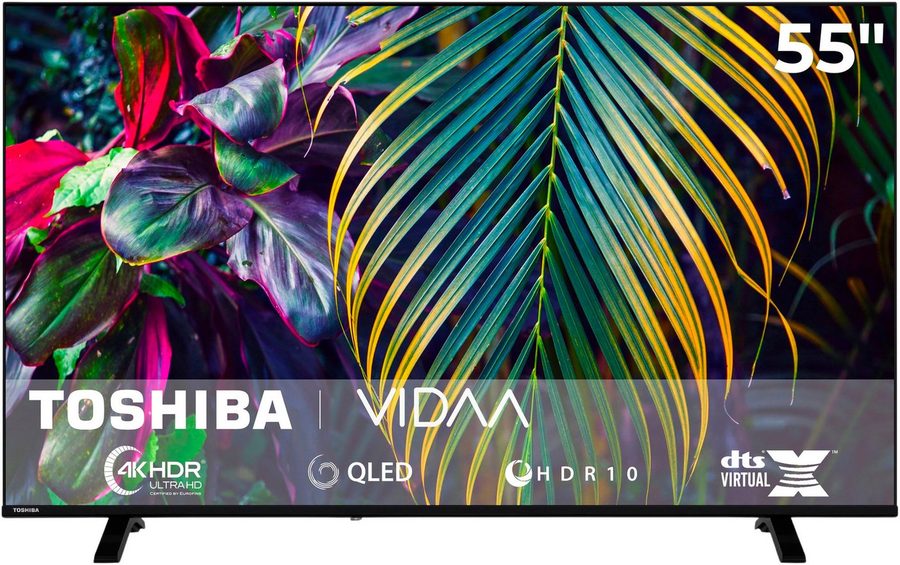 Toshiba 55QV1563DDW LED-Fernseher (139 cm/55 Zoll, 4K Ultra HD, Smart-TV) von Toshiba