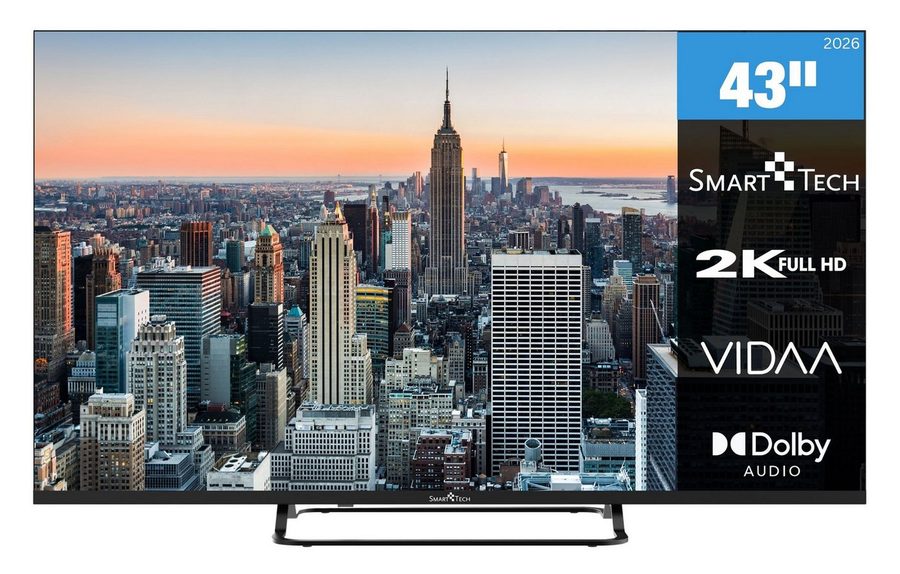 Smart Tech 43FV02V DLED-Fernseher (108 cm/43 Zoll, Full HD, Smart-TV) von Smart Tech