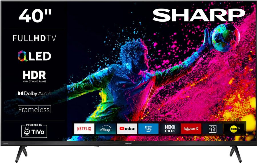 Sharp 2T-C40HE3x QLED-Fernseher (101 cm/40 Zoll, Full HD, Smart-TV) von Sharp
