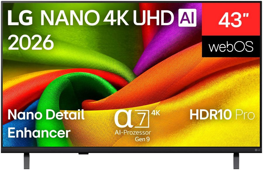 LG 43NU850B6LA DLED-Fernseher (108 cm/43 Zoll, 4K Ultra HD, Smart-TV) von LG