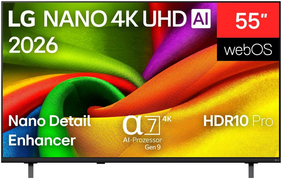 LG 55NU850B6LA DLED-Fernseher (139 cm/55 Zoll, 4K Ultra HD, Smart-TV) von LG