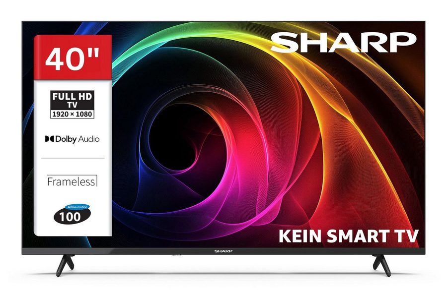Sharp 40HA1705E LCD-LED Fernseher (101 cm/40 Zoll, Full HD, Full HD TV, Triple-Tuner, 3x HDMI / 2x USB) von Sharp
