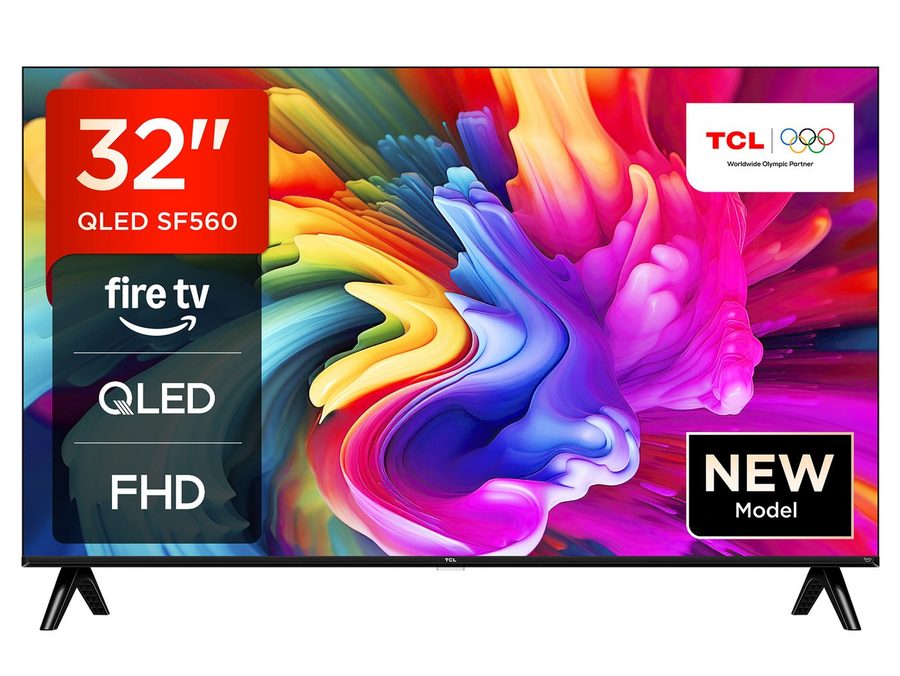 TCL 32SF560 QLED-Fernseher (80 cm/32 Zoll, Full HD, Fire TV, Fire TV / Smart TV, HDR, Alexa, Triple-Tuner) von TCL
