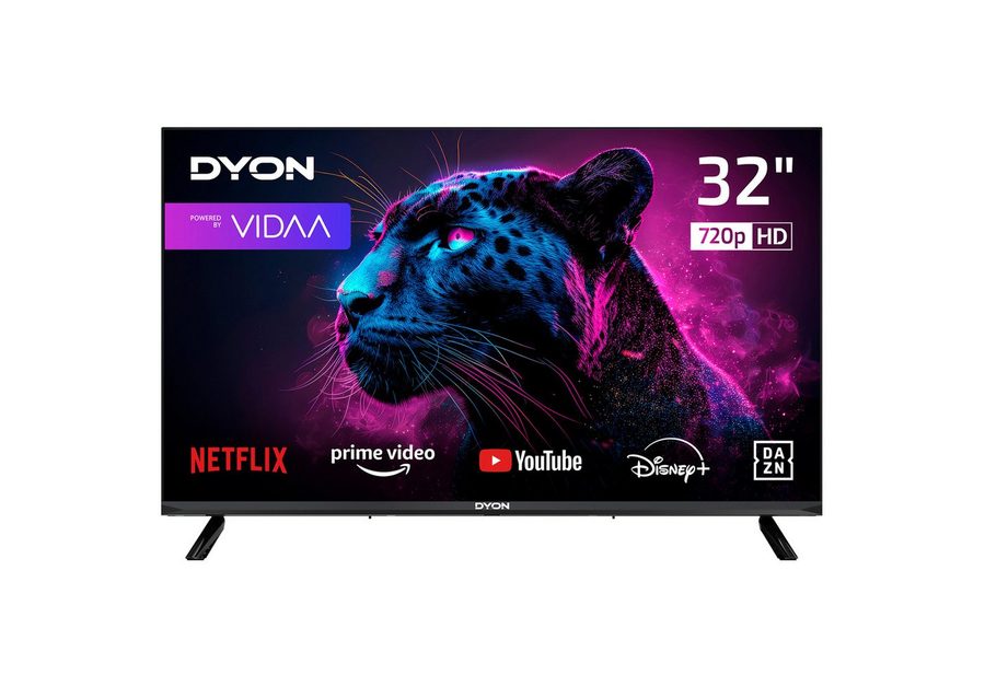 Dyon Movie Smart 32 VX LED-Fernseher (80 cm/32 Zoll, HD, Smart-TV, Triple Tuner, CI+, LAN, WLAN, Hotel Modus) von Dyon