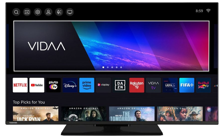 Toshiba 40QV3F63DAZ QLED-Fernseher (100 cm/40 Zoll, Full HD, VIDAA Smart TV, VIDAA Smart TV, HDR, Triple-Tuner) von Toshiba