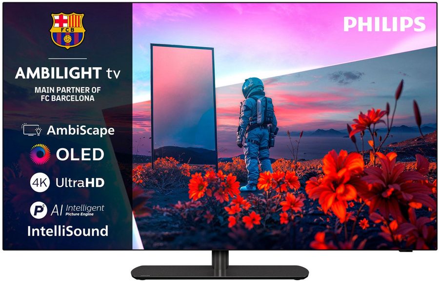 Philips 55OLED811/12 OLED-Fernseher (139 cm/55 Zoll, 4K Ultra HD, Smart-TV) von Philips