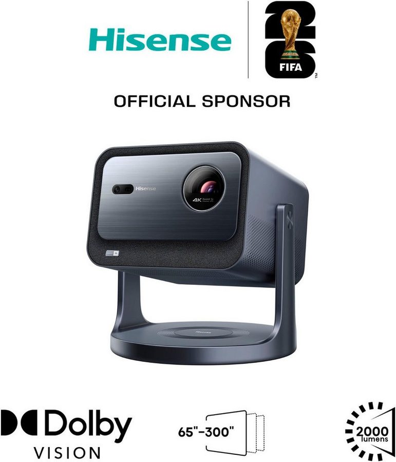Hisense C2 Mini-Beamer (2000 lm, 1700:1, 3840 x 2160 px) von Hisense