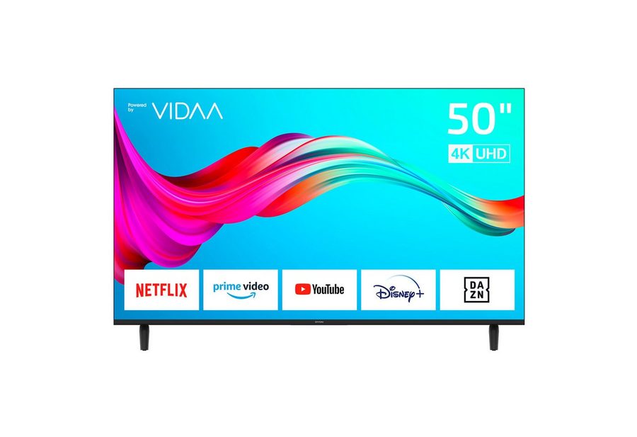 Dyon SMART 50 VX LED-Fernseher (126 cm/50 Zoll, 4K Ultra HD, Smart-TV, 50" 4K UHD Smart-TV, Smart Portal, CI+, Triple Tuner) von Dyon