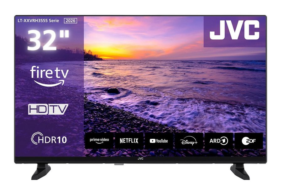 JVC LT-32VRH3555 LCD-LED Fernseher (80 cm/32 Zoll, HD-ready, Fire TV, Fire TV / Smart TV, HDR, Alexa Built-In, Triple-Tuner) von JVC