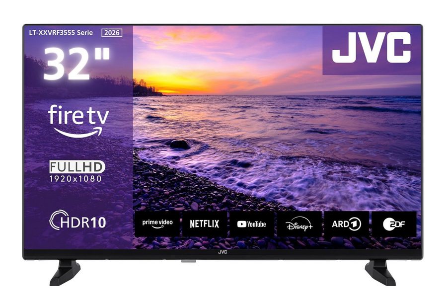 JVC LT-32VRF3555 LCD-LED Fernseher (80 cm/32 Zoll, Full HD, Fire TV, Fire TV / Smart TV, HDR, Alexa Built-In, Triple-Tuner) von JVC