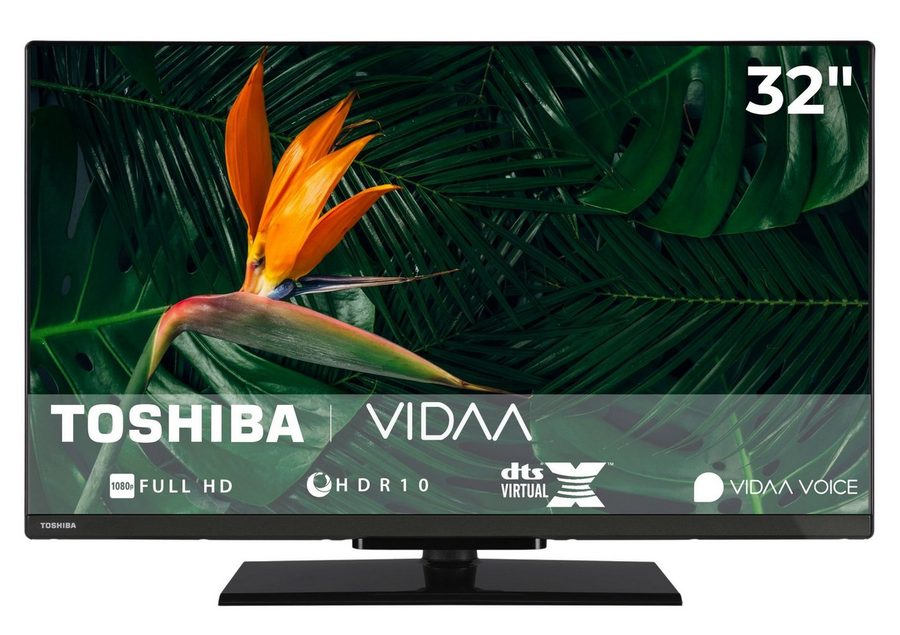 Toshiba 32LV3F63DAZ LCD-LED Fernseher (80 cm/32 Zoll, Full HD, VIDAA Smart TV, HDR, Triple-Tuner, Bluetooth, Works with Alexa) von Toshiba