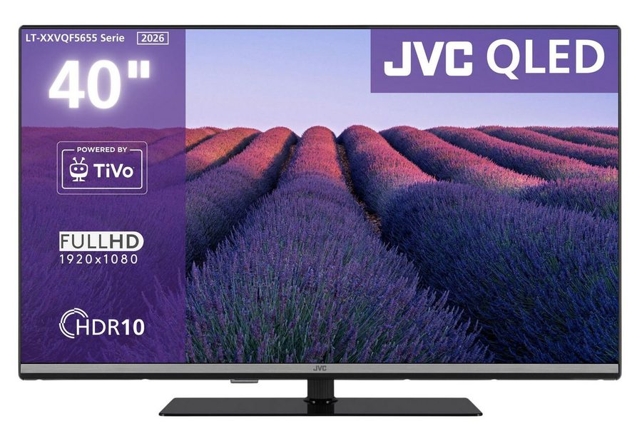 JVC LT-40VQF5655 QLED-Fernseher (100 cm/40 Zoll, Full HD, Smart TV powered by TiVo, Smart TV powered by TiVo, HDR, Triple-Tuner) von JVC