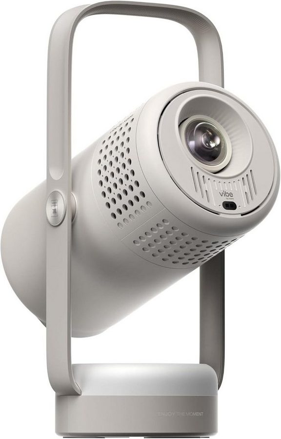XGIMI XGIMI Vibe One mit Akku 1080p Smarter Tragbarer Beamer, 160° Ständer Portabler Projektor (1920 x1080 (1080P) px, Google TV & Netflix, Sound by JBL, bis zu 1,2 Std. Videowiedergabe) von XGIMI