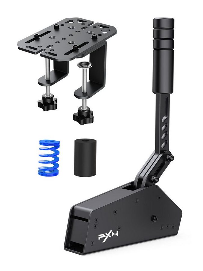 PXN HBS Sim-Handbremse USB PC 16Bit Hall Linear Handbremse Simulations-Controller (1 St., für Sim Racing, kompatibel mit G29 G920 T300) von PXN