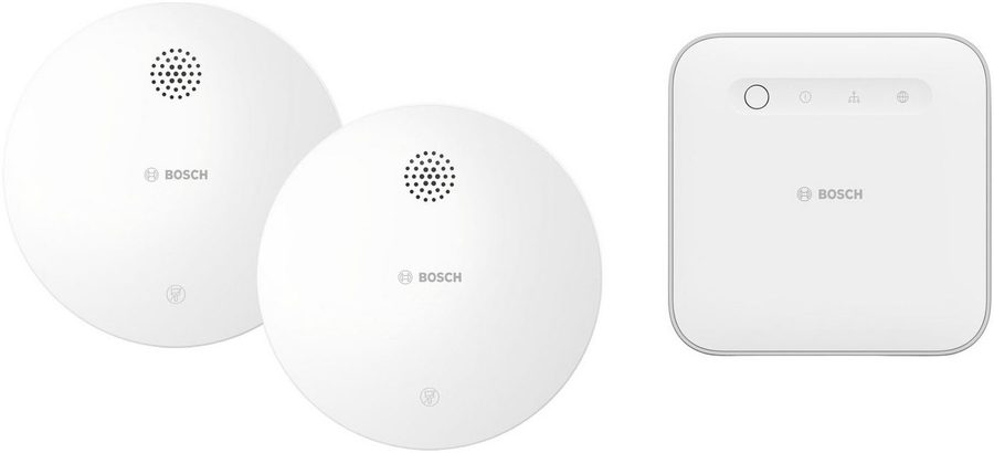 BOSCH Smart Home Starterset mit 1 Controller II und 2 Rauchwarnmeldern Rauchmelder von Bosch