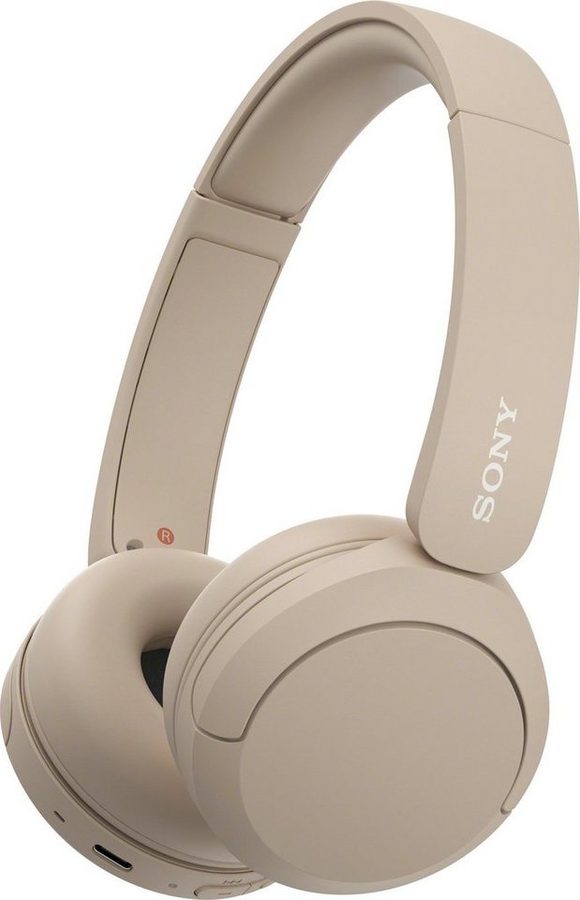 Sony WHCH520 On-Ear-Kopfhörer (Freisprechfunktion, Rauschunterdrückung, Sprachsteuerung, kompatibel mit Siri, Google Assistant, Siri, Bluetooth, 200 Std. Max. Akkulaufzeit (Standby) von Sony