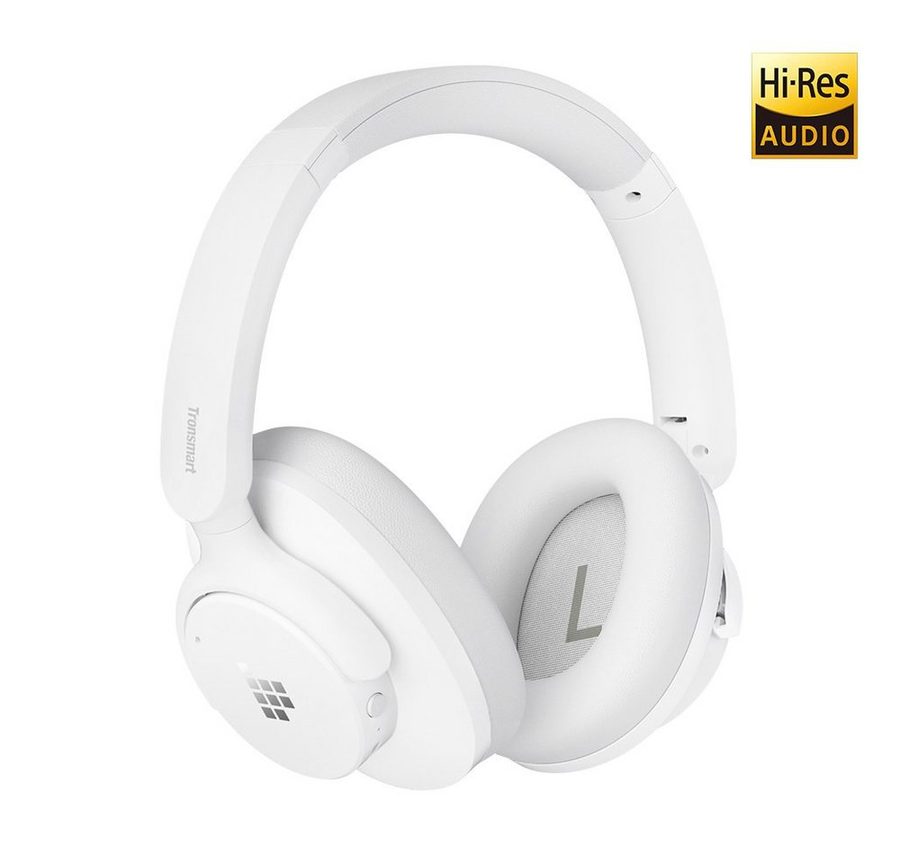 Tronsmart SOUNFII Q20S Hybrid ANC-Kopfhörer, Bluetooth Kopfhörer Over-Ear-Kopfhörer (Google Assistant, Siri, Bluetooth, 60 Stunden Spielzeit, Hybride aktive Geräuschunterdrückung) von Tronsmart
