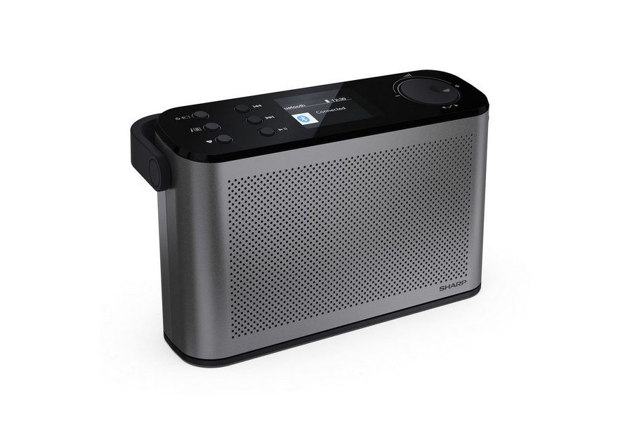 Sharp DR-P540 Osaka Digitalradio (DAB) (DAB+, UKW (FM), Tragbares Digitalradio, Bluetooth Lautsprecher, Dual-Alarm) von Sharp