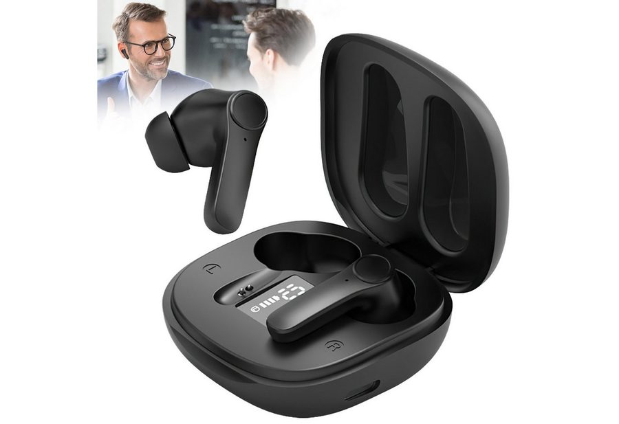 MOPUEA Übersetzungs Kopfhörer, Online Sprachübersetzer Ohrhörer Bluetooth Bluetooth-Kopfhörer (144 Sprachen und Akzente 0,5s Schnelle Übersetzung 4 Modi, Ohrhörer Übersetzergerät für Alltag, Arbeit, Reisen) von MOPUEA